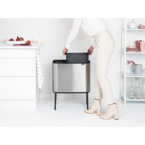 Kosz BO Touch Bin 11+23l stal matowa FPP BRABANTIA 