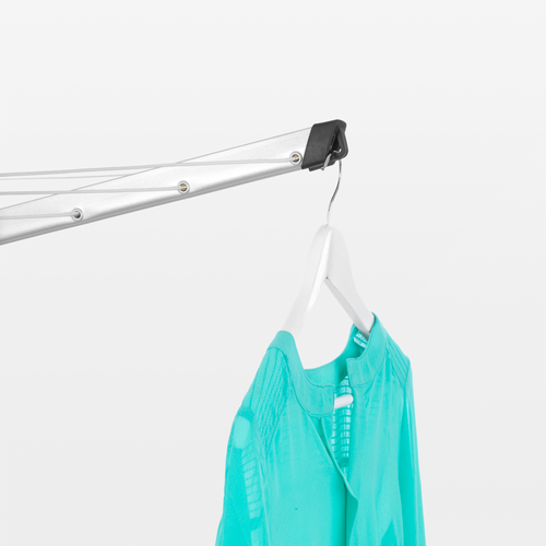 Suszarka ogrodowa Lift-O-Matic 60m (mocowanie do gruntu) Szary Metaliczny BRABANTIA
