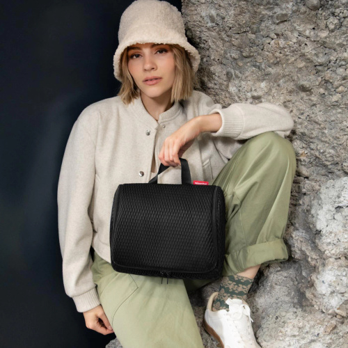 Kosmetyczka toiletbag XL mesh black REISENTHEL