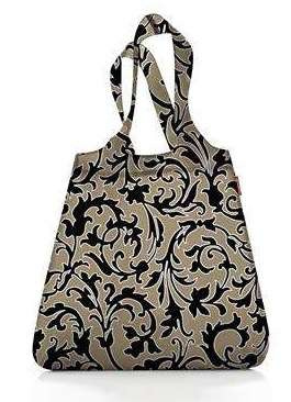 Siatka mini maxi shopper baroque taupe REISENTHEL