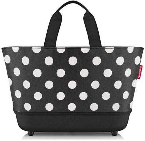 Torba shoppingbasket dots white REISENTHEL