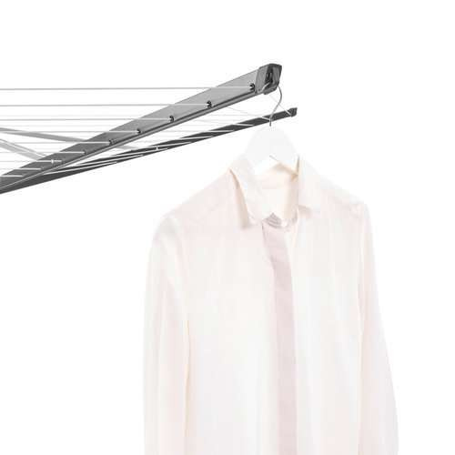 Suszarka ogrodowa Lift-O-Matic 50m (mocowanie do gruntu) Antracyt BRABANTIA