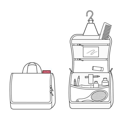 Kosmetyczka toiletbag dots white REISENTHEL