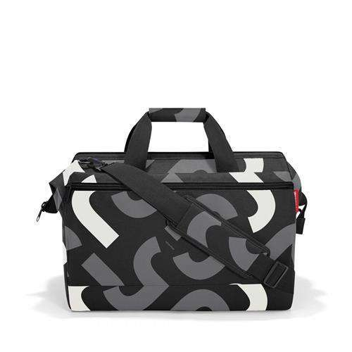 Torba allrounder L pocket signature bold grey REISENTHEL