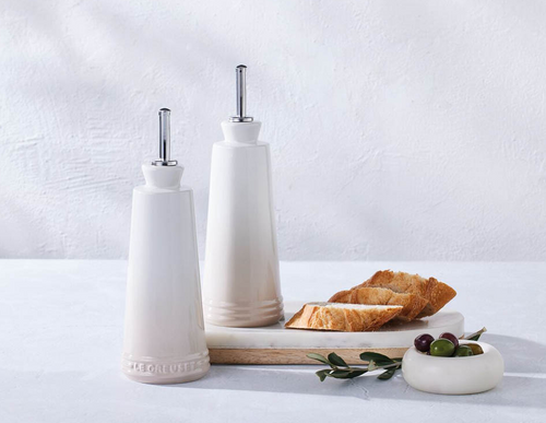 Zestaw do oliwy i octu meringue LE CREUSET