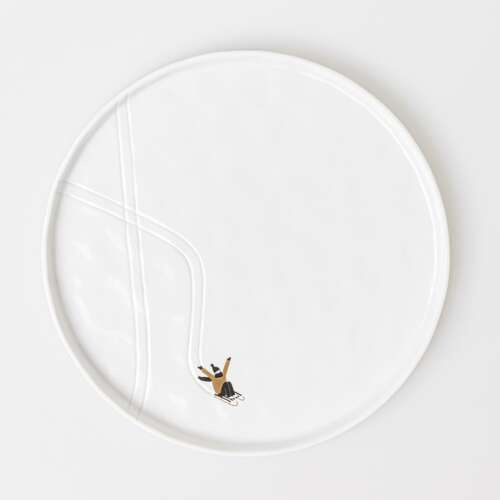 Talerz 22 cm Snowy Day Sanki RAEDER