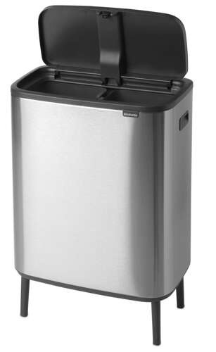 Kosz BO Touch Bin Hi 2x30 l stal matowa FPP BRABANTIA