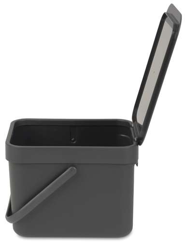 Kosz Sort & Go 6l Dark Grey BRABANTIA