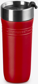 Kubek termiczny 350 ml On The Go wiśniowy LE CREUSET