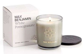 Świeca White Pomegranate 210 g MAX BENJAMIN