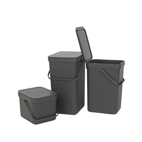 Kosz Sort & Go 16l Dark Grey BRABANTIA