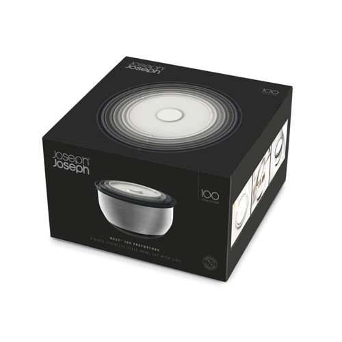 Zestaw misek z silikonowymi pokrywami Nest JOSEPH JOSEPH