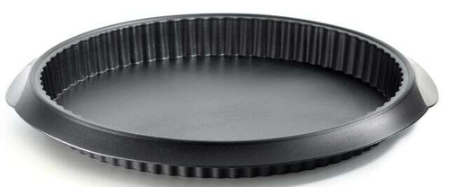 Silikonowa forma na tartę 28 cm czarna LEKUE
