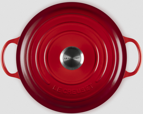 Garnek żeliwny 26 cm La Marmite wiśniowy LE CREUSET