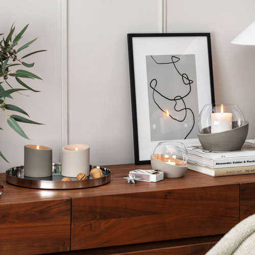 Świeca zapachowa NewMoon Energy beżowa VILLEROY BOCH