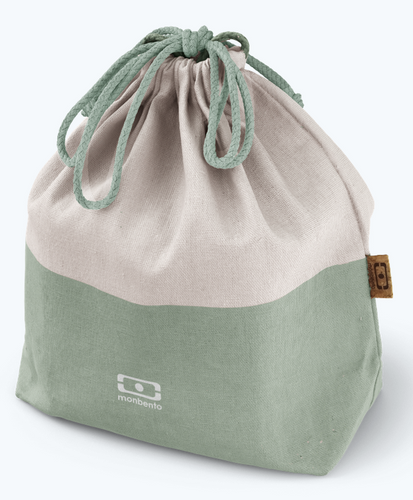  Torba na lunch Pochette L natural green MONBENTO