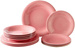 Zestaw talerzy 12el. (dla 4 osób) Color Loop Rose VILLEROY BOCH