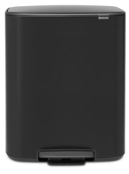 Kosz Bo Pedal Bin 60l czarnym matowym BRABANTIA