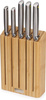 Zestaw 5 noży w bambusowym bloku Elevate Steel JOSEPH JOSEPH