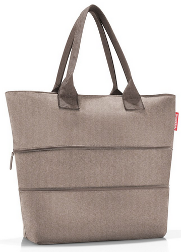 Torba shopper e1 herringbone mokka REISENTHEL