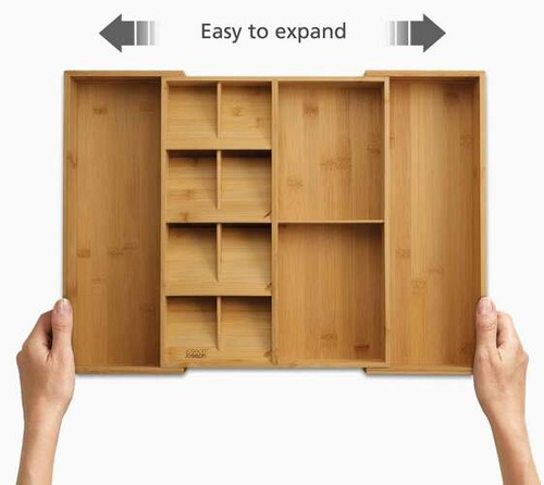 Organizer na sztućce rozsuwany DrawerStore™ Bamboo Expanding JOSEPH JOSEPH