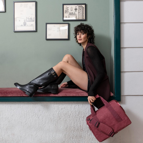 Torba allrounder M twist maroon REISENTHEL