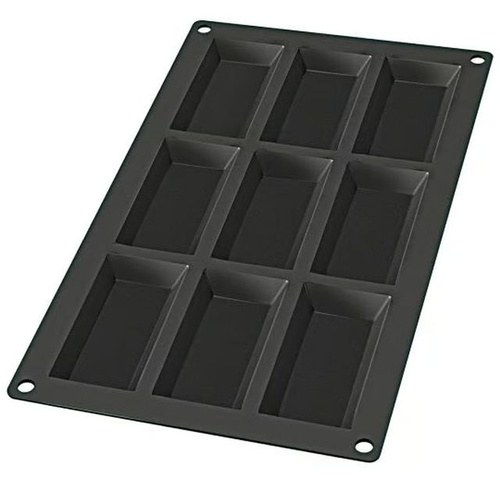 Forma do pieczenia Financier (9 szt.) silikonowa czarna LEKUE