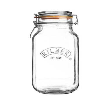 Słoik 2 l Square Clip Top Jar KILNER