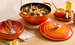 Garnek żeliwny 26 cm La Marmite płomienny LE CREUSET