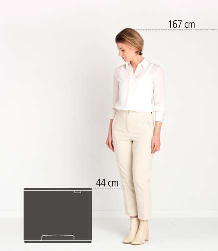 Kosz Bo Pedal Bin 11+23l biały BRABANTIA 