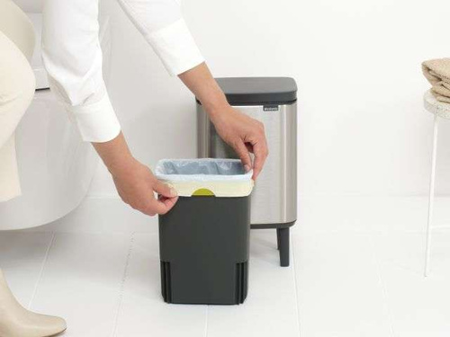 Kosz 4l Bo Hi Matt Steel Fingerprint Proof BRABANTIA