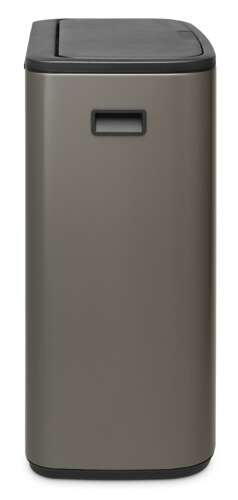 Kosz Bo Touch Bin 2x30 l platynowy BRABANTIA