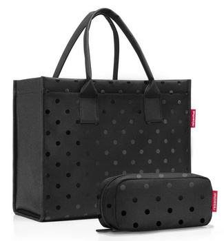 Zestaw daily shopper + multicase set #1 glossy dots black REISENTHEL