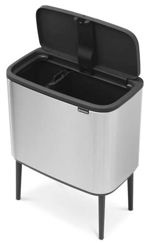 Kosz BO Touch Bin 11+23l stal matowa FPP BRABANTIA 