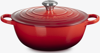 Garnek żeliwny 26 cm La Marmite wiśniowy LE CREUSET