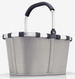 Koszyk carrybag herringbone grey REISENTHEL