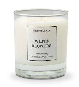 Świeca Santiago 230 g White Flower CERERIA MOLLA