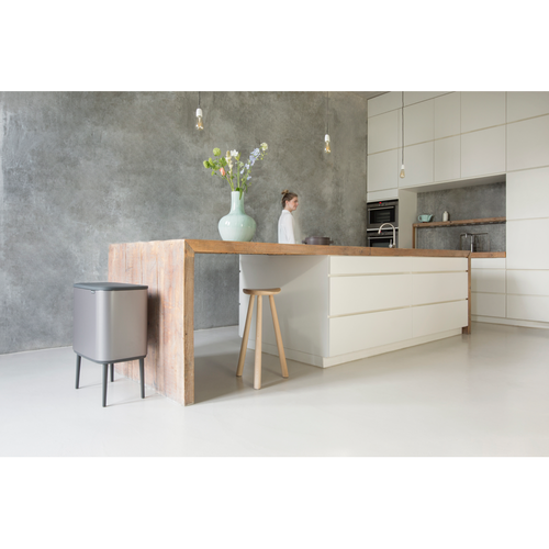 Kosz BO Touch Bin 3  x 11l platynowy  BRABANTIA 
