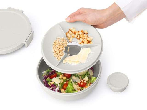 Miska na sałatkę 1,3l Make&Take Light Grey BRABANTIA