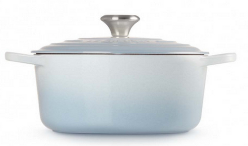 Brytfanna żeliwna okrągła 24 cm Coastal Blue LE CREUSET