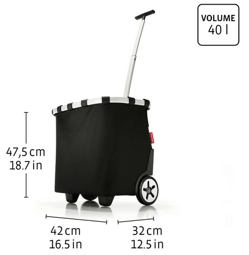 Wózek carrycruiser frame rhombus olive Reisenthel