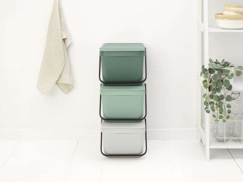 Kosz 20l Stackable Sort & Go Fir Green BRABANTIA