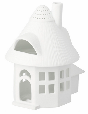 Lampion domek 14 cm Wieża Kryta Strzechą RAEDER