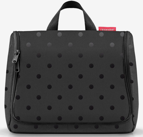 Kosmetyczka toiletbag XL glossy dots black REISENTHEL