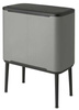 Kosz 3x11 l BO Touch Bin Mineral Concrete Grey BRABANTIA