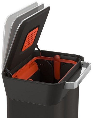 Kosz na śmieci 30L TITAN black JOSEPH JOSEPH