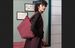 Torba shopper M twist maroon REISENTHEL