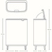 Kosz Bo Touch Bin Hi 60 l biały BRABANTIA