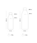 Butelka 1,0l To-Go Stainless Steel AARKE