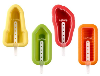 Zestaw 4 foremek do lodów Iconic Ice Lolly Moulds LEKUE